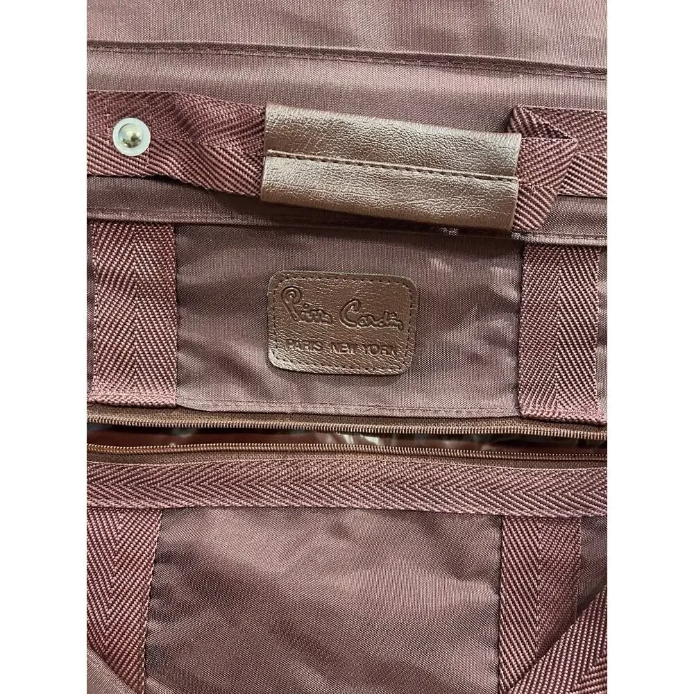 Pierre Cardin Burgundy Foldable Hanging Travel Suit Garment Bag